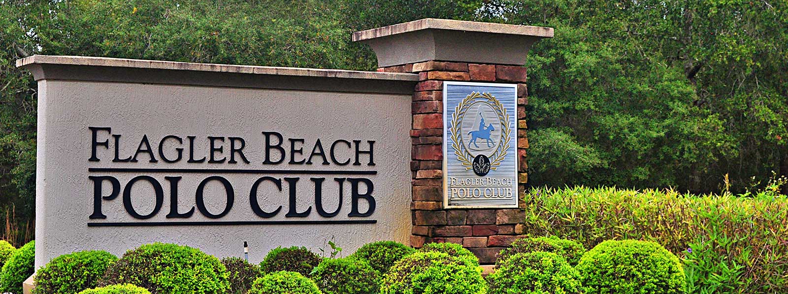 Flagler Beach Polo Club Monument Sign