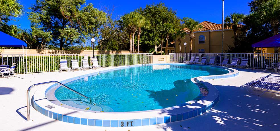 Pool at Marina Cove Condos