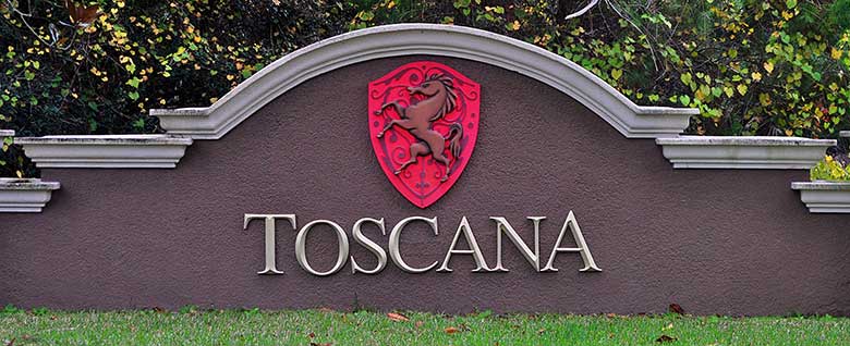 Toscana Palm Coast Monument Sign